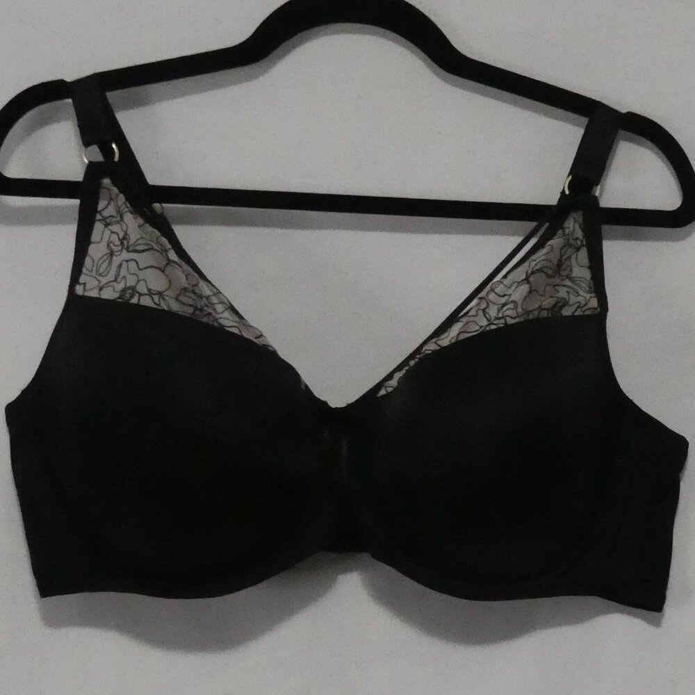 AG - ASHLEY GRAHAM | 40 DDD | Black Lace Detailed Bra